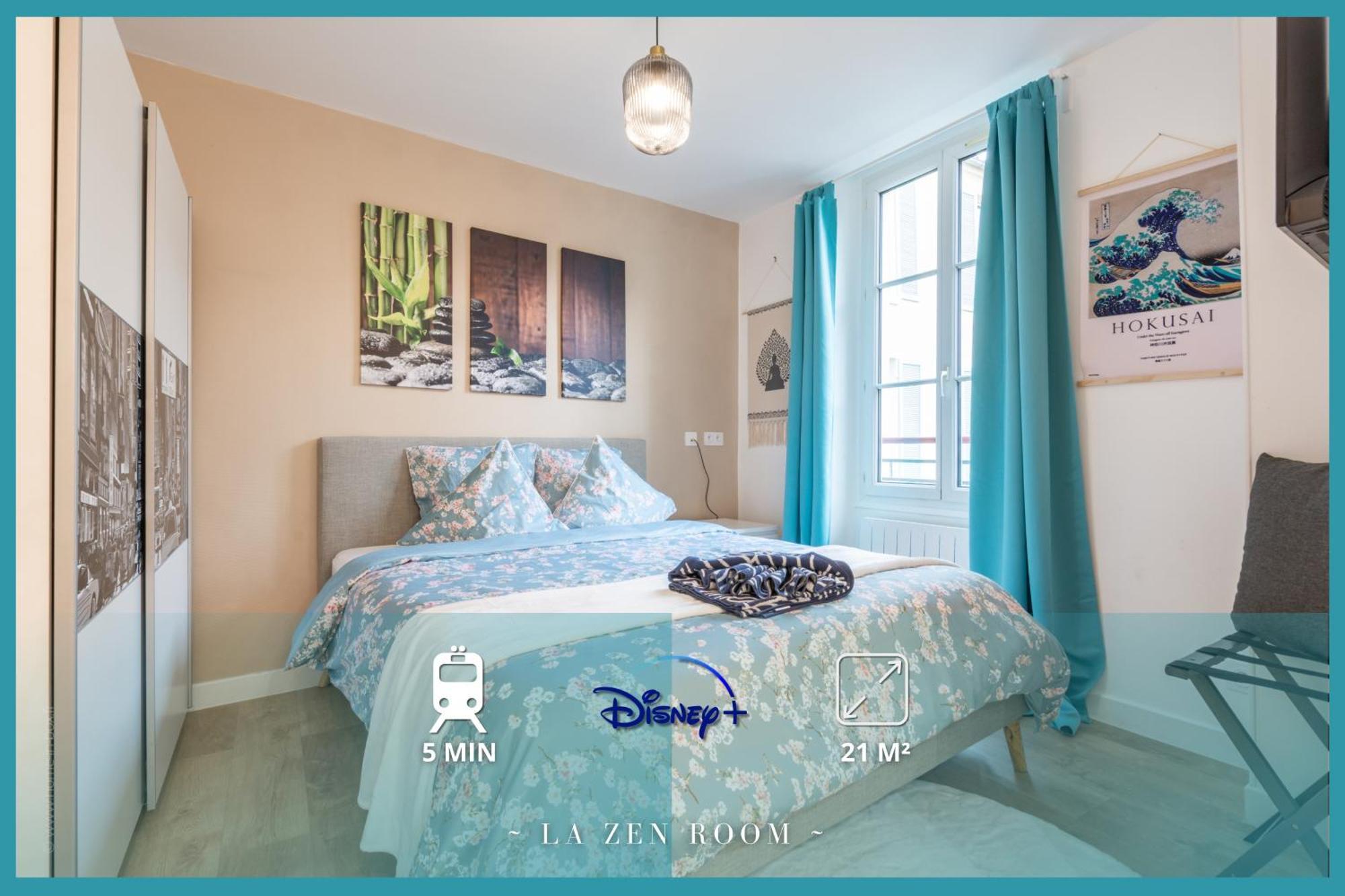 Sweethost - La Zen Room - Studio Proche Gare & Disneyland Lagny-sur-Marne Exterior photo